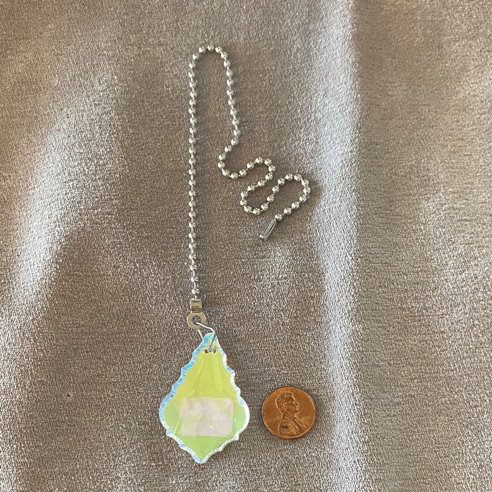 Blue and Yellow Pendant Keychain